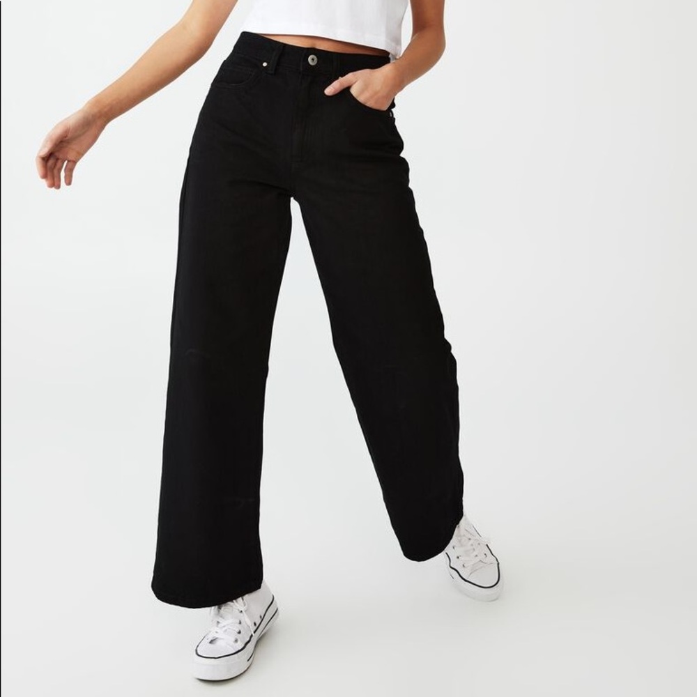 Petite Wide leg jeans